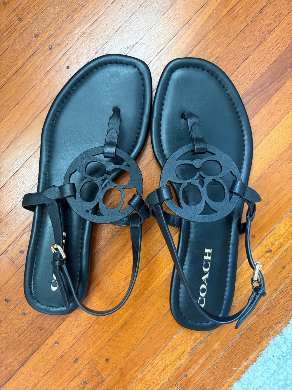 Coach Jaci Leather Sandals